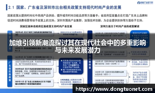 加维引领新潮流探讨其在现代社会中的多重影响与未来发展潜力