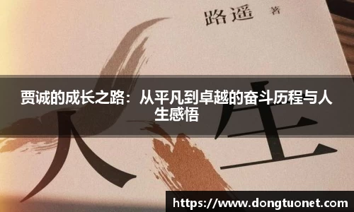 贾诚的成长之路：从平凡到卓越的奋斗历程与人生感悟